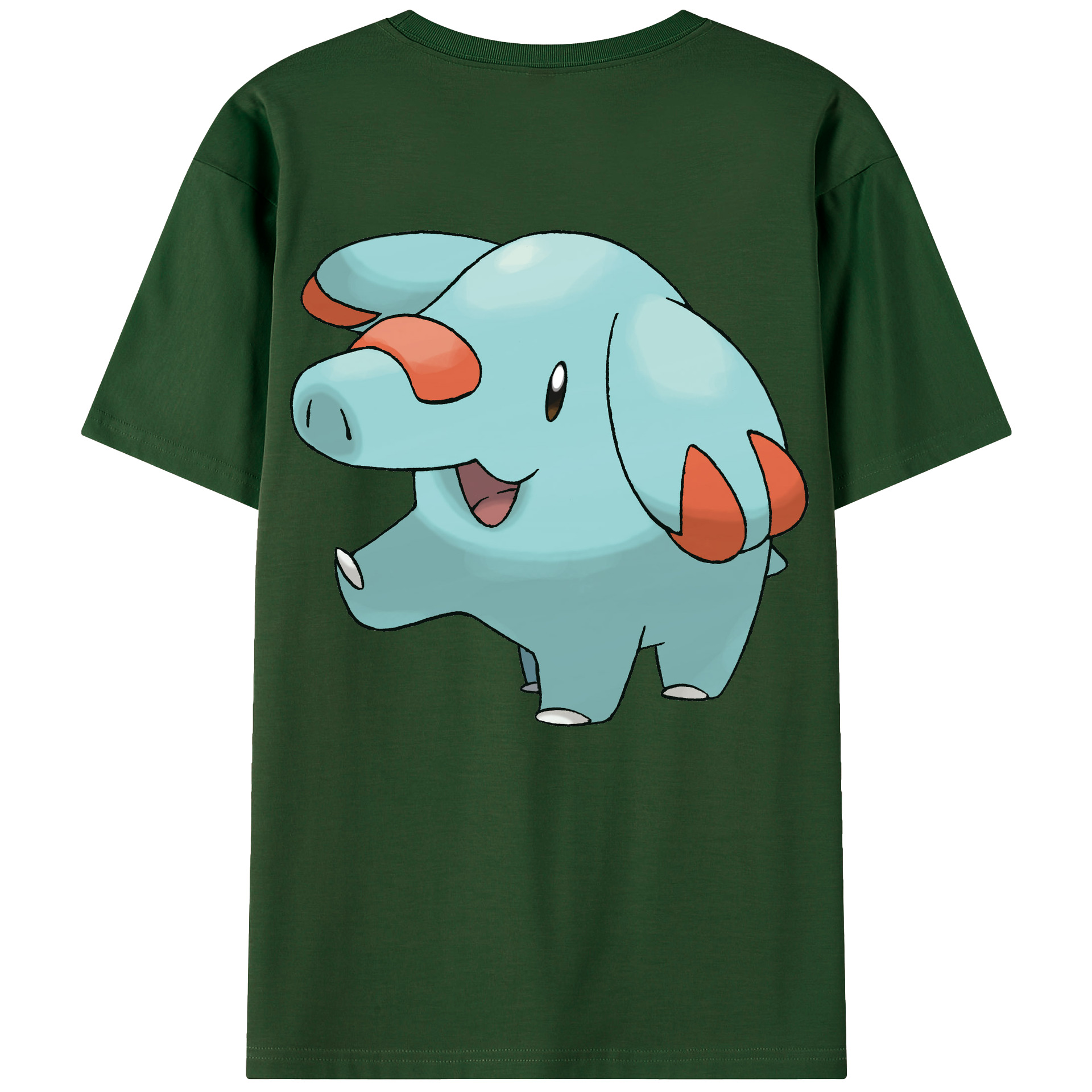 （画像用） ポケットモンスター Pokémon 綿100％半袖Tシャツ（背面プリント）